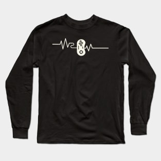 Gaming Heartbeat Controller Pulse Gamer Long Sleeve T-Shirt